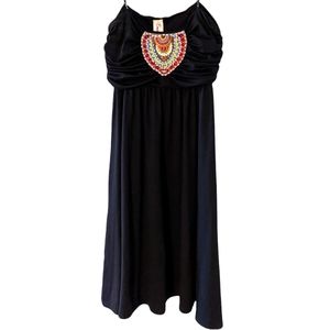 🍁 3/$15 Emmelee Boho Beaded Strapless Dress Medium